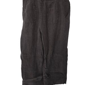 Zara Dark Gray Linen Pants